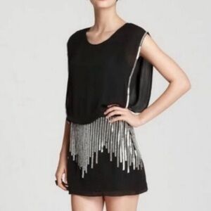 Parker Black and Silver Women's Dress